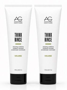 AG Hair Care Thikk Rinse Volumizing Conditioner 6 fl oz Lot of 2